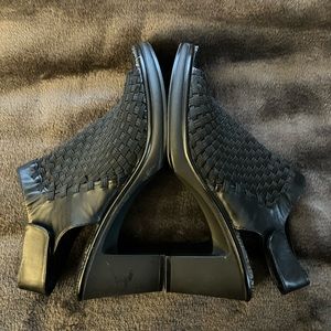 Steve Madden Black Peep Toe Bootie